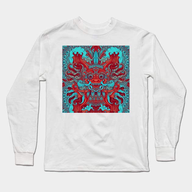 Neon Bali Long Sleeve T-Shirt by fakeface